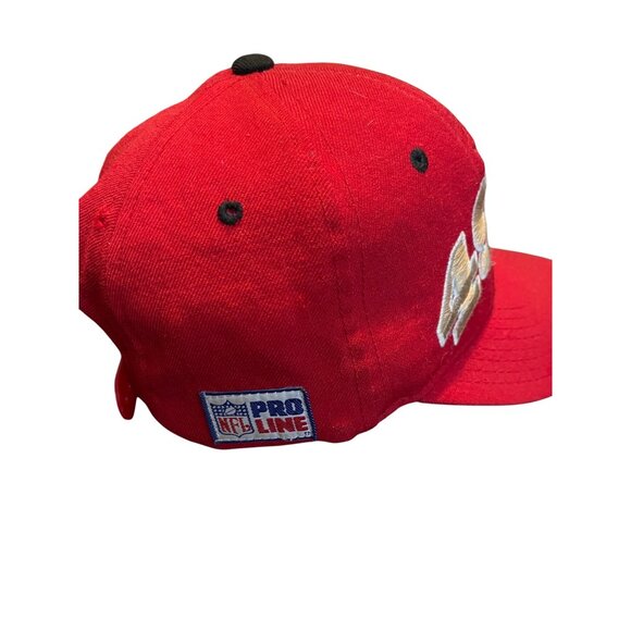 San Francisco 49ers Red Snapback Hat NFL Embroidered Logo Adjustable Cap - Picture 8 of 14